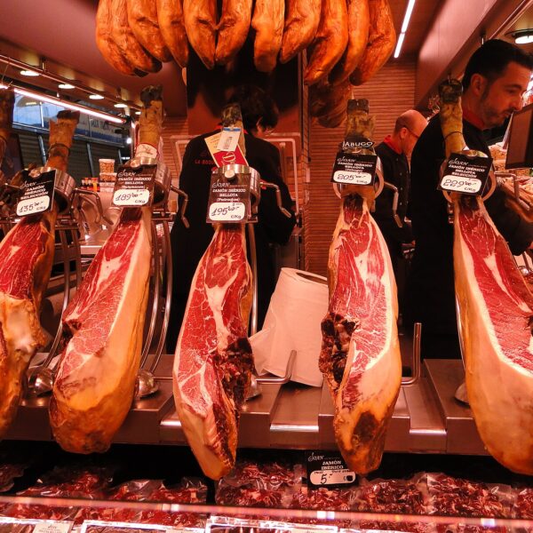 Jamón curado, loncha de 250 g